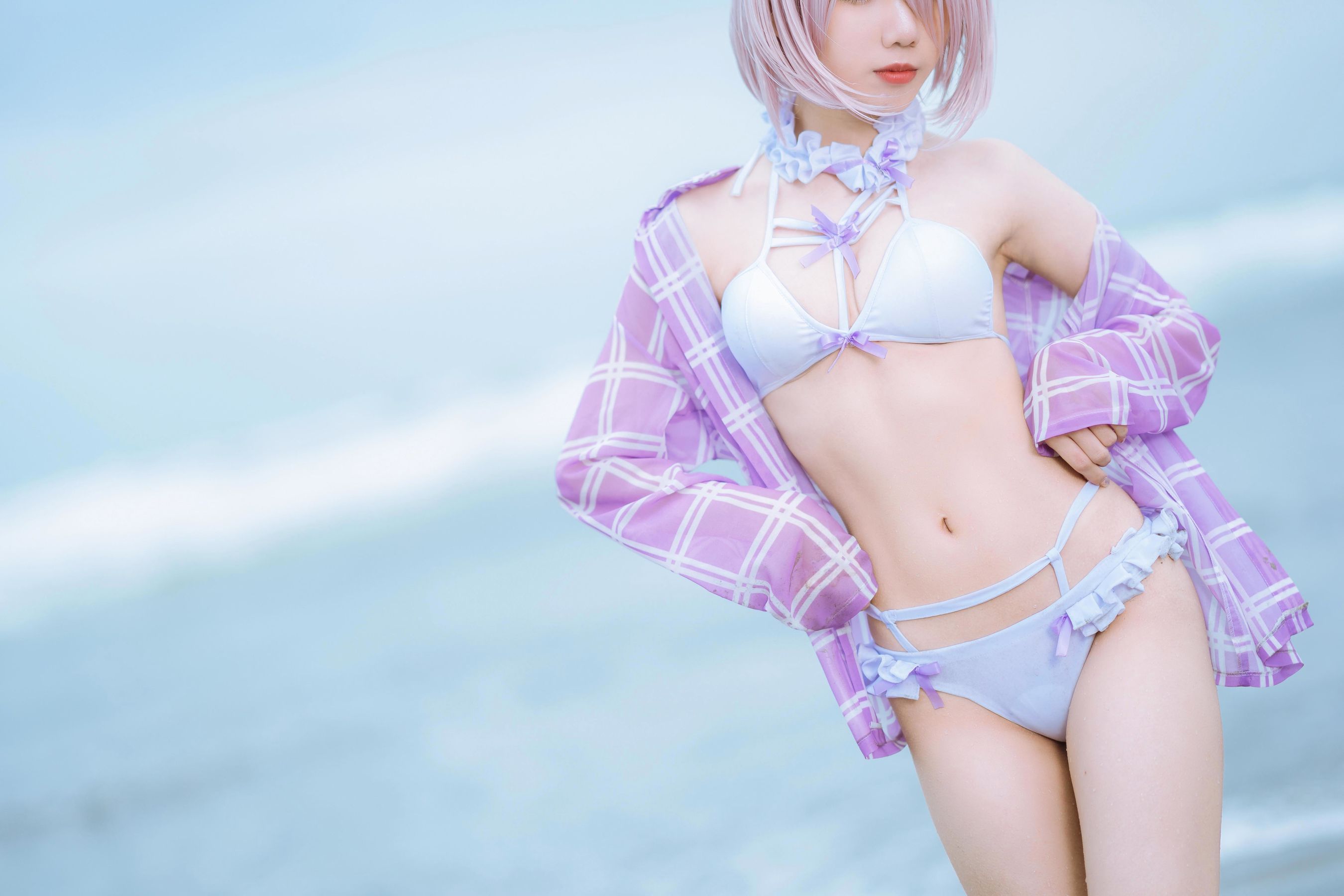动漫博主果咩酱w – 海边玛修-写真