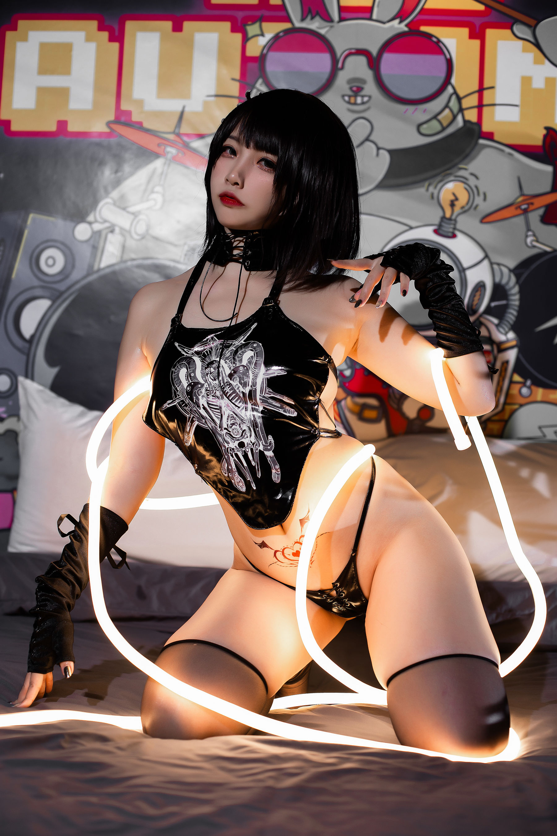 二佐Nisa – 乖张肚兜 套图-写真