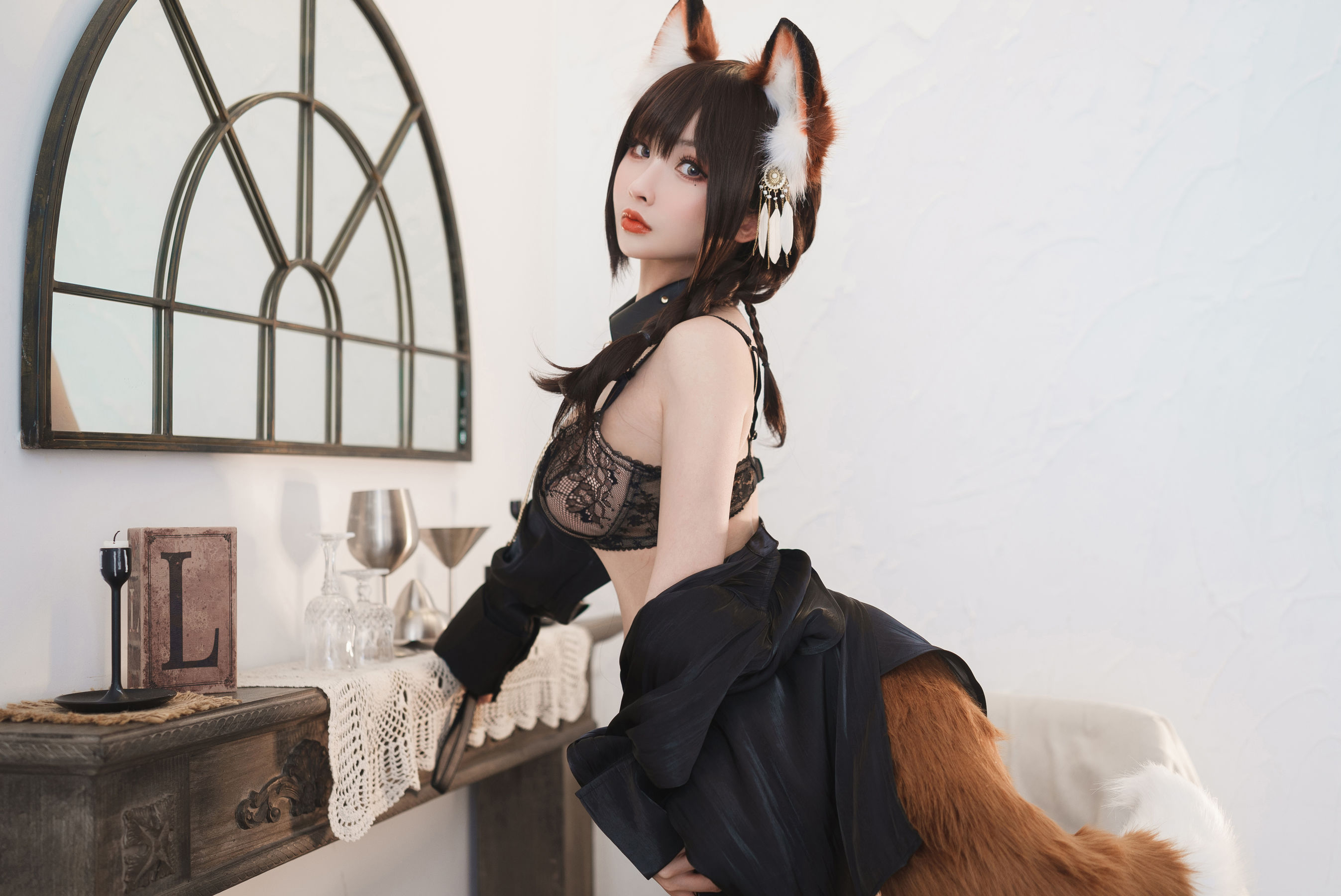 rioko凉凉子 – 人形狐 套图-写真