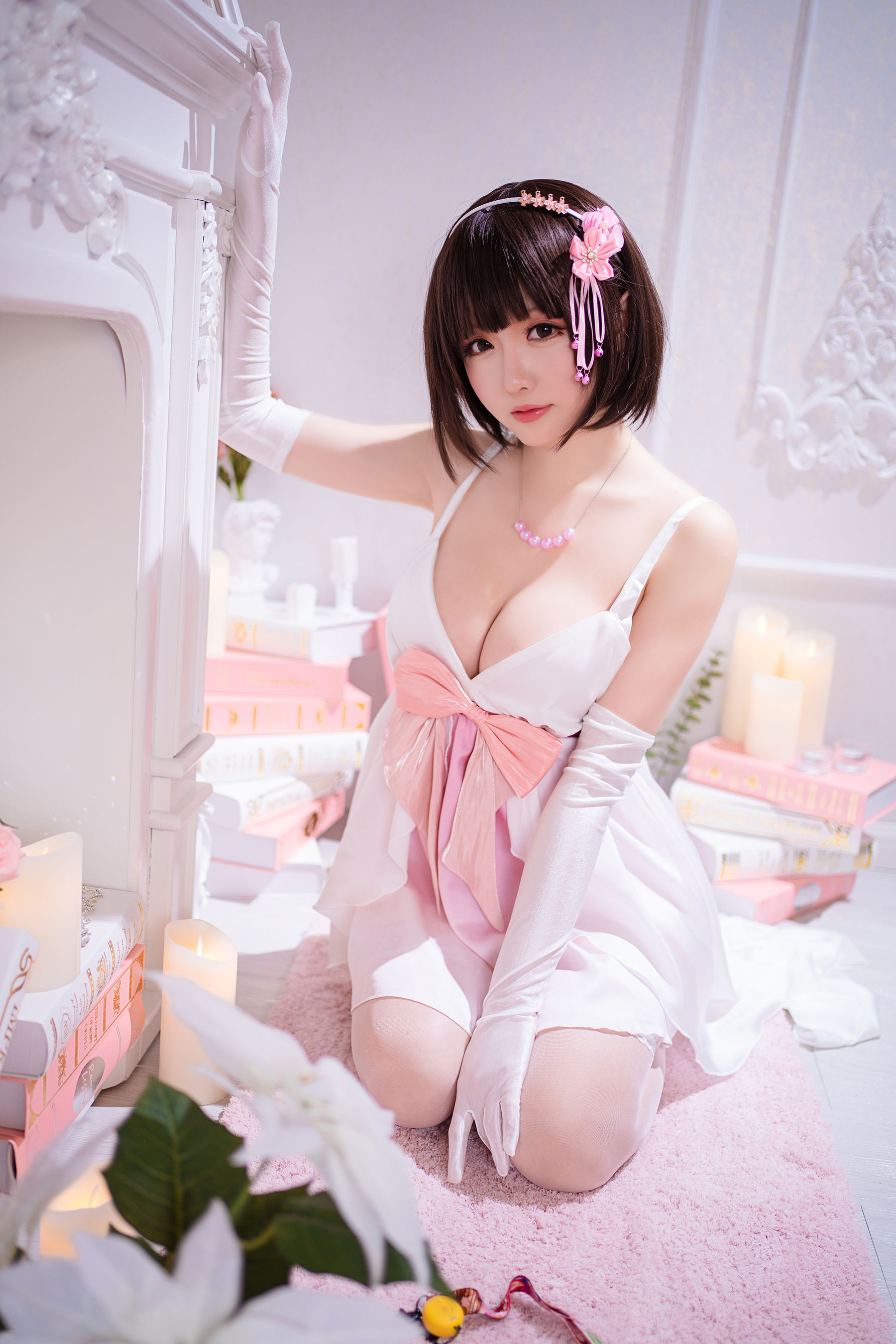 [COS福利] Coser小姐姐星之迟迟 – 加藤惠 特典礼服-写真